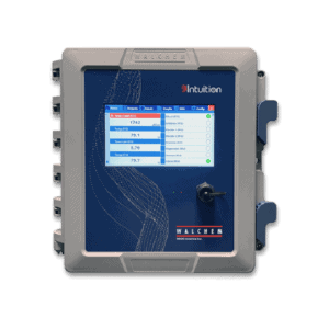 Walchem intuition 9 controller used for chemical feed systems by monitoring chemical dosing and datalogging